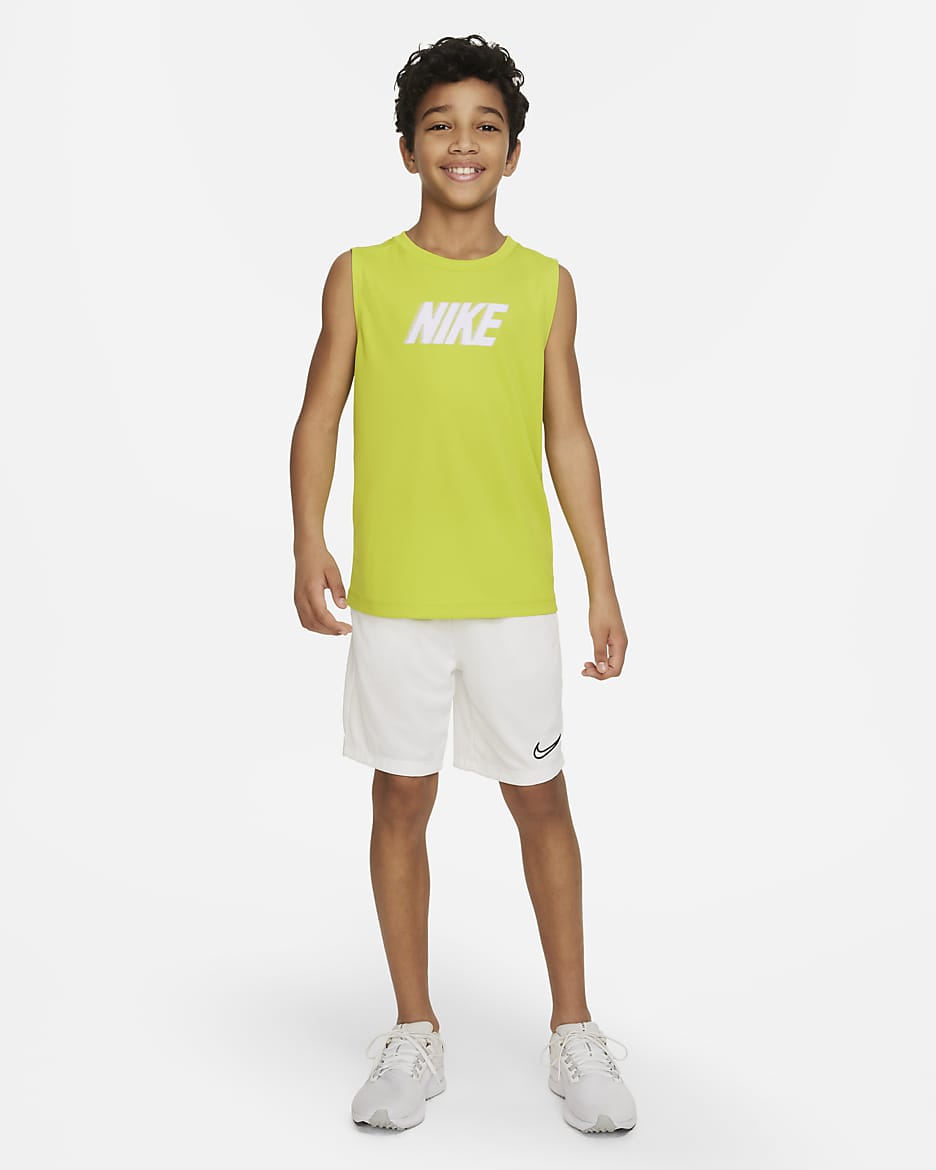 Nike Dri FIT Multi Big Kids Boys Sleeveless Training Top